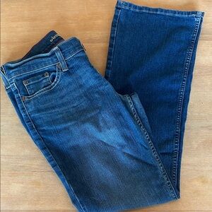 Vintage American Eagle Outfitters Dark Blue Hipster Jeans